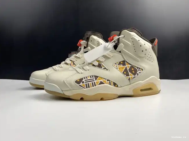 Rep MAX Retro Brown Quai54 Jordan 6 (2020) Sail CZ4152-100 AIR 0423
